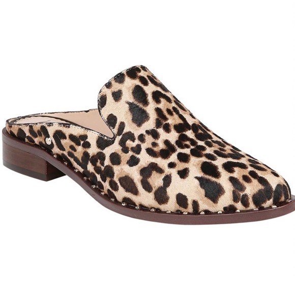 Sam Edelman Shoes - Sam Edelman Mule Loafer Lewellyn Leopard Print Flats Women’s Size 8M